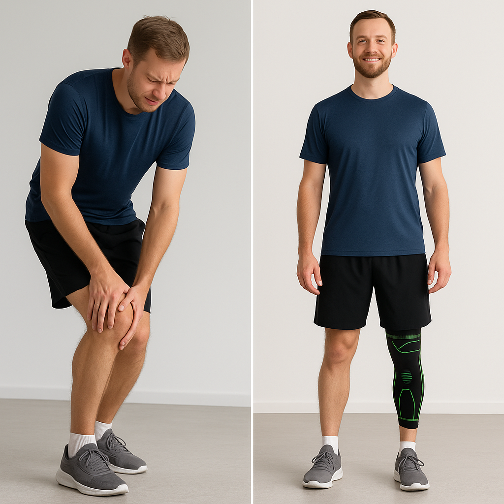 FlexiKnee™ PRO – Compresión y Alivio Total