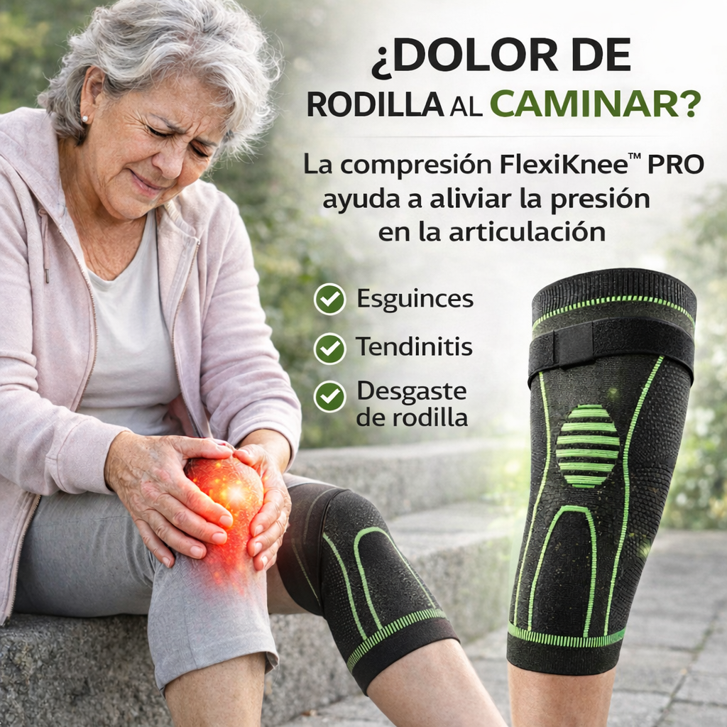 FlexiKnee™ PRO Compresión y Alivio Total
