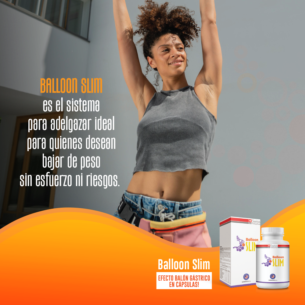 Balloon Slim™ 120 Cápsulas – Reduce el Hambre desde la Primera Semana