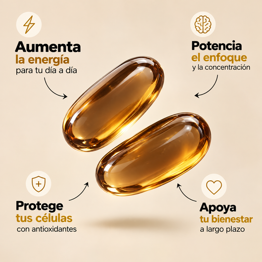 Resveratrol + NAD | 60 Cápsulas – Vitalidad y bienestar diario