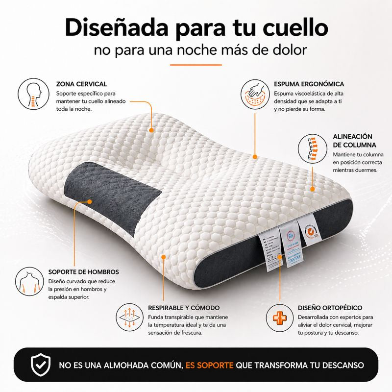 Almohadas Cervicales PRO™ | Descansa Sin Dolor