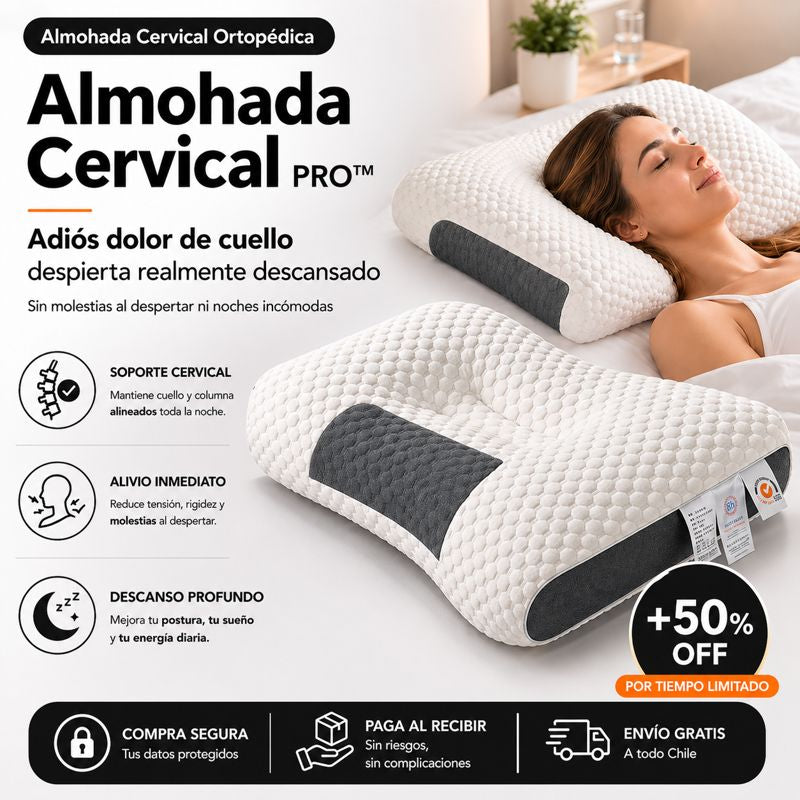 Almohadas Cervicales PRO™ | Descansa Sin Dolor