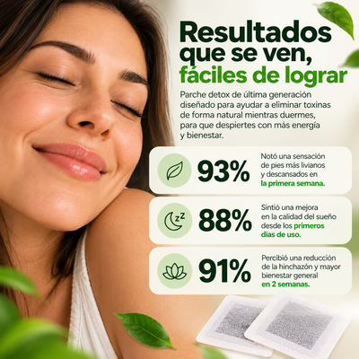 Kinoki™ | Parches Nocturnos para Despertar Renovado