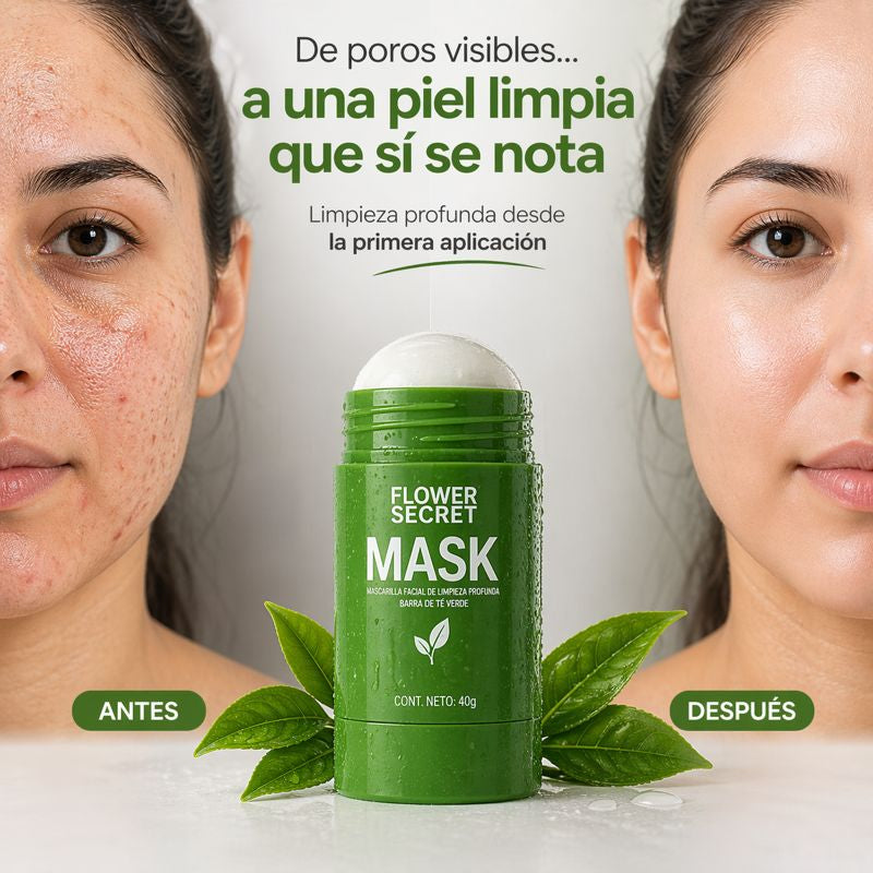 Mascarilla Té Verde en Barra™ | Elimina impurezas al instante