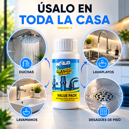 WildTornado™ | Destapa tus Cañerías Sin Gasfíter