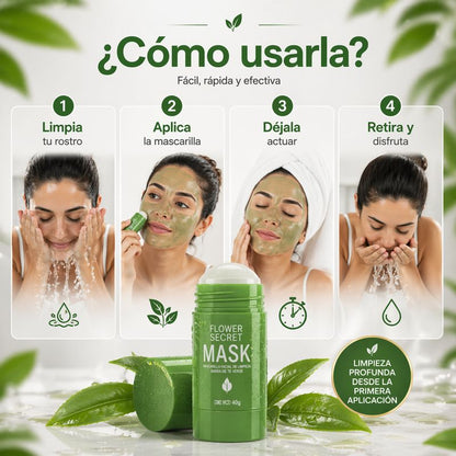 Mascarilla Té Verde en Barra™ | Elimina impurezas al instante