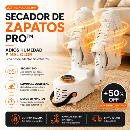 Secador de Zapatos PRO™ | Adiós humedad y mal olor