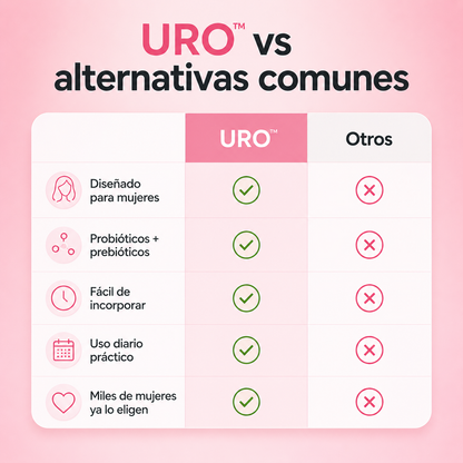 URO™ Probiótico Vaginal • Recupera Tu Equilibrio Íntimo