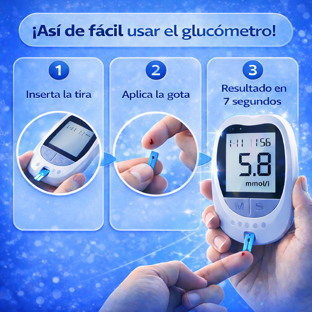 Glucómetro Digital™ | Control en segundos