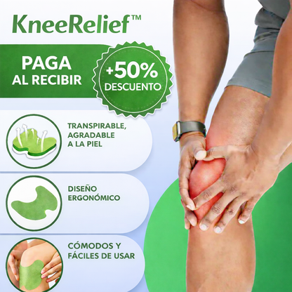 KneeRelief™ – Alivio Natural para la Rodilla (Pack 60 Parches)