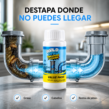 WildTornado™ | Destapa tus Cañerías Sin Gasfíter
