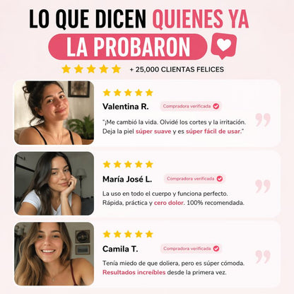 Depiladora Segura 2 en 1™  Sin Dolor ni Irritación