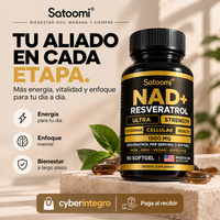 Resveratrol + NAD | 60 Cápsulas – Vitalidad y bienestar diario