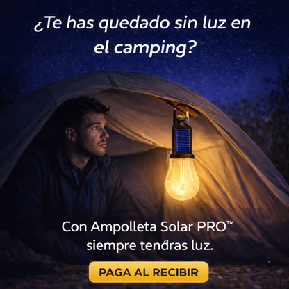 Ampolleta Solar PRO™ – Luz Portátil de Emergencia