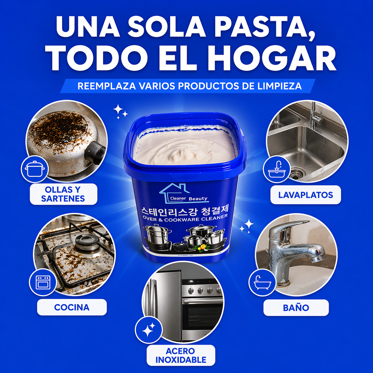 x3 Pasta Limpia Ollas™ | No gastes, recupéralas