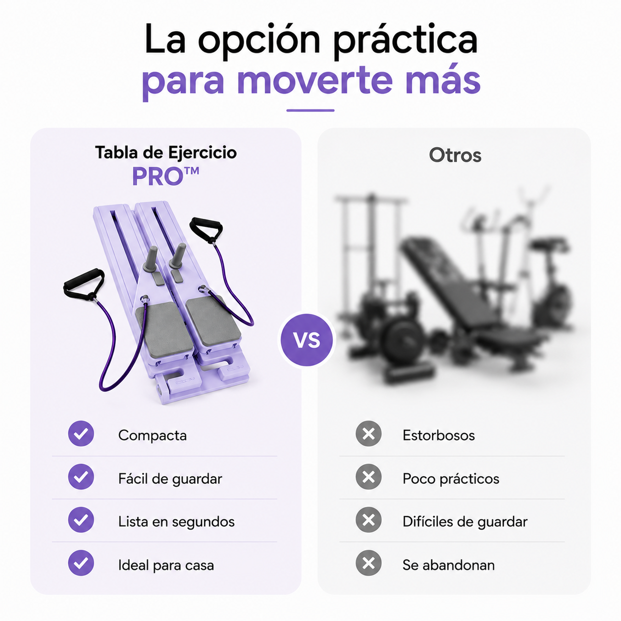 Tabla de Ejercicio PRO™ | Muévete mejor sin salir de casa