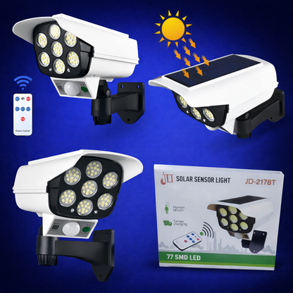 Foco Tipo Cámara Solar PRO™ – Ilumina y Protege Tu Hogar