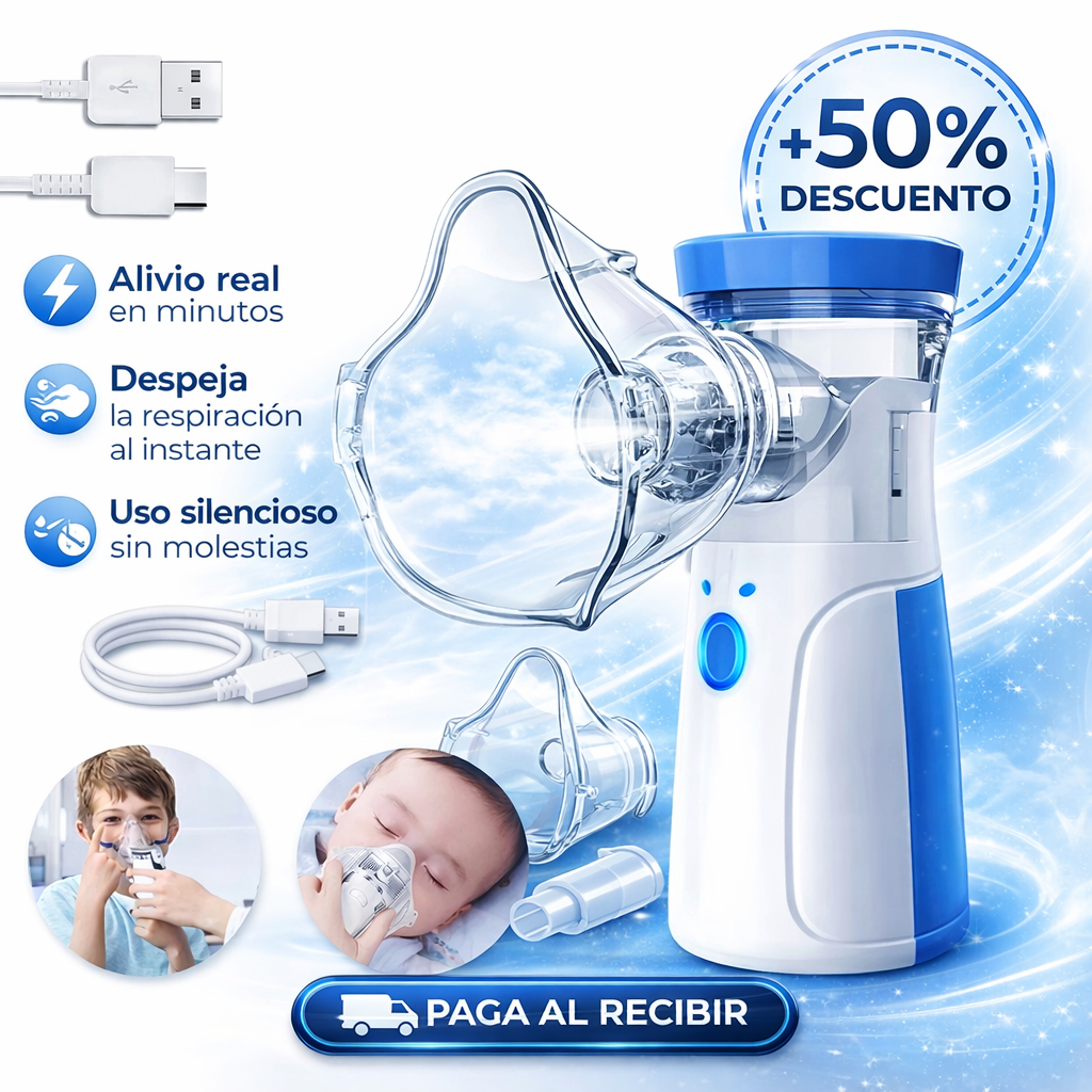 Nebulizador Portátil PRO™ – Alivio Rápido