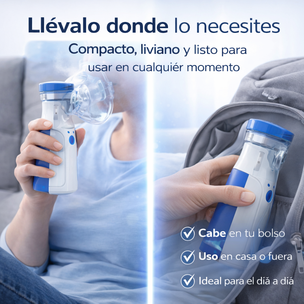 Nebulizador Portátil PRO™ – Alivio Rápido