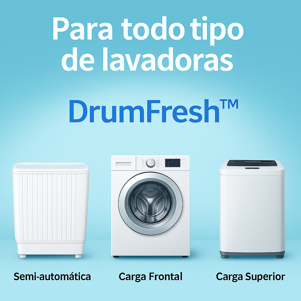 DrumFresh™ Limpieza Total — Pack 60 cápsulas