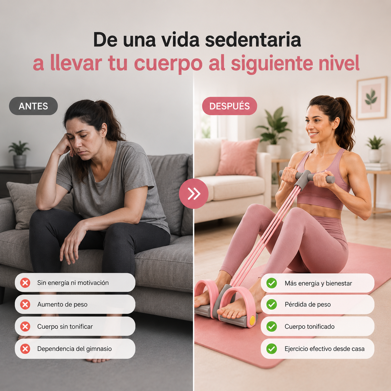 Banda Elástica con Pedales™ | Activa y fortalece tu cuerpo