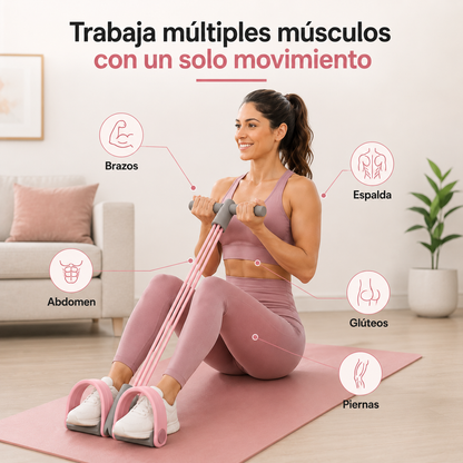 Banda Elástica con Pedales™ | Activa y fortalece tu cuerpo