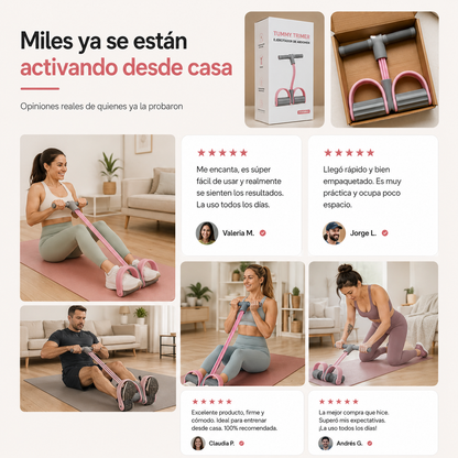 Banda Elástica con Pedales™ | Activa y fortalece tu cuerpo
