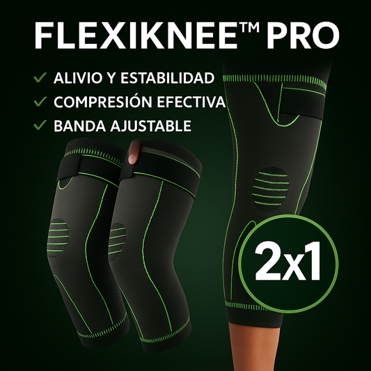 FlexiKnee™ PRO – Compresión y Alivio Total