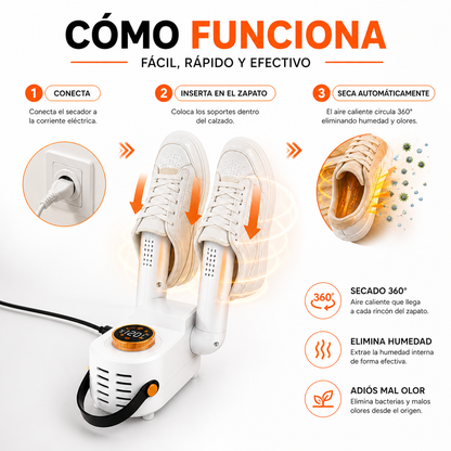 Secador de Zapatos PRO™ | Adiós humedad y mal olor