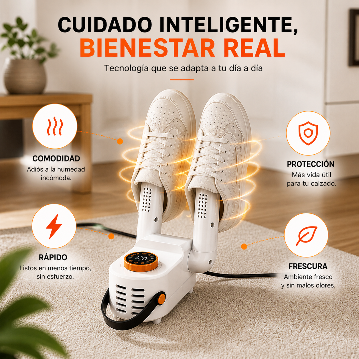 Secador de Zapatos PRO™ | Adiós humedad y mal olor