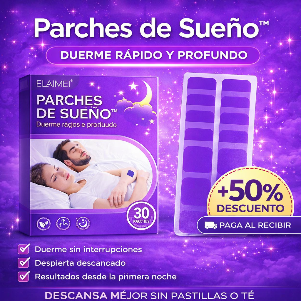 Parches de Sueño™ | Duerme Sin Pastillas (30 Unidades)