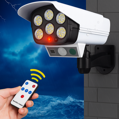 Foco Solar Tipo Cámara 360° | Seguridad Total