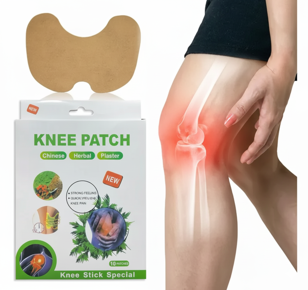 KneeRelief™ – Alivio Natural para la Rodilla (Pack 60 Parches)
