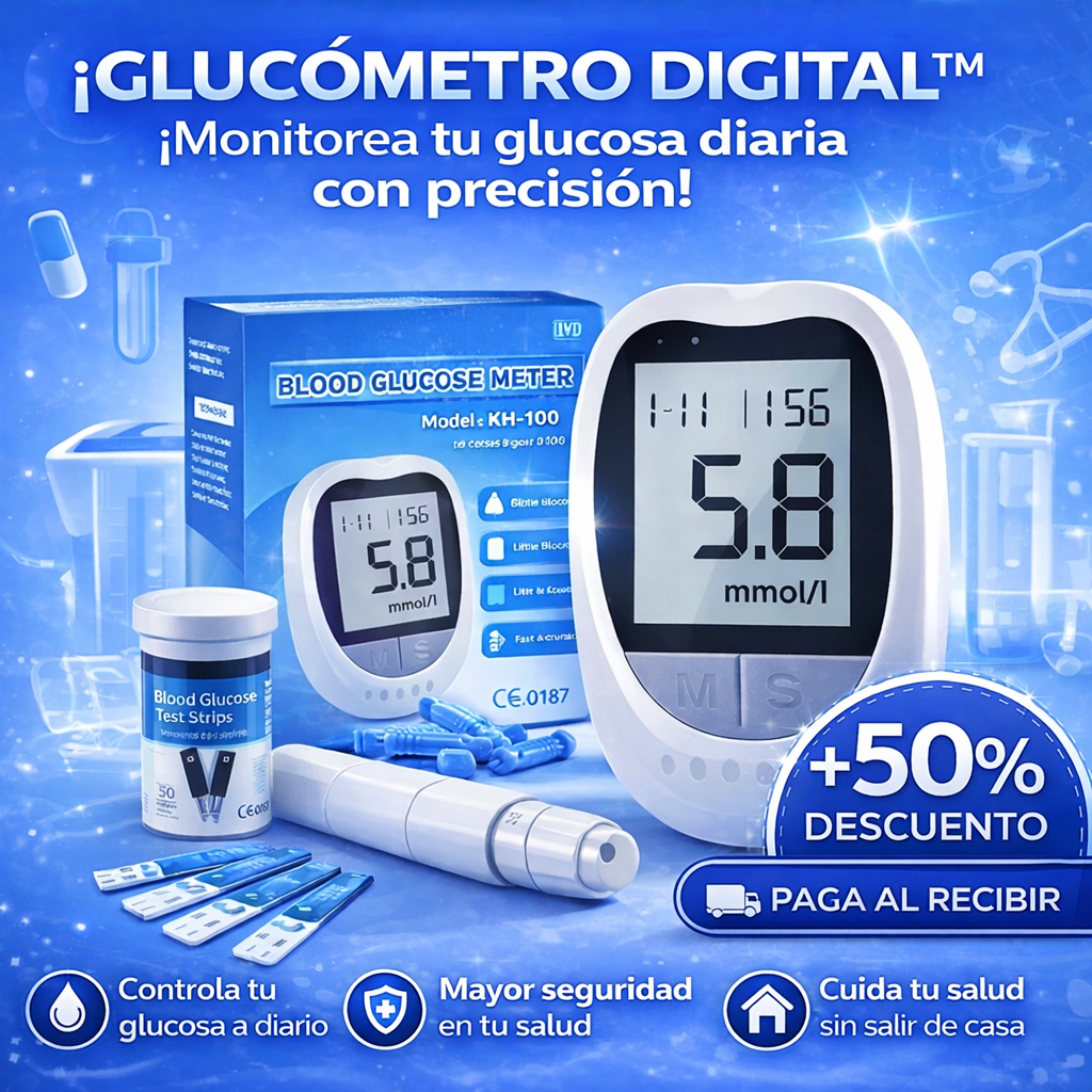 Glucómetro Digital™ | Control en segundos
