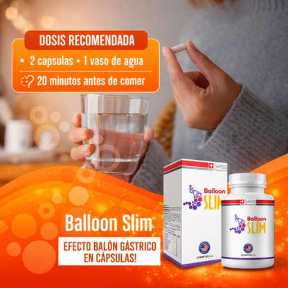Balloon Slim™ 120 Cápsulas – Reduce el Hambre desde la Primera Semana