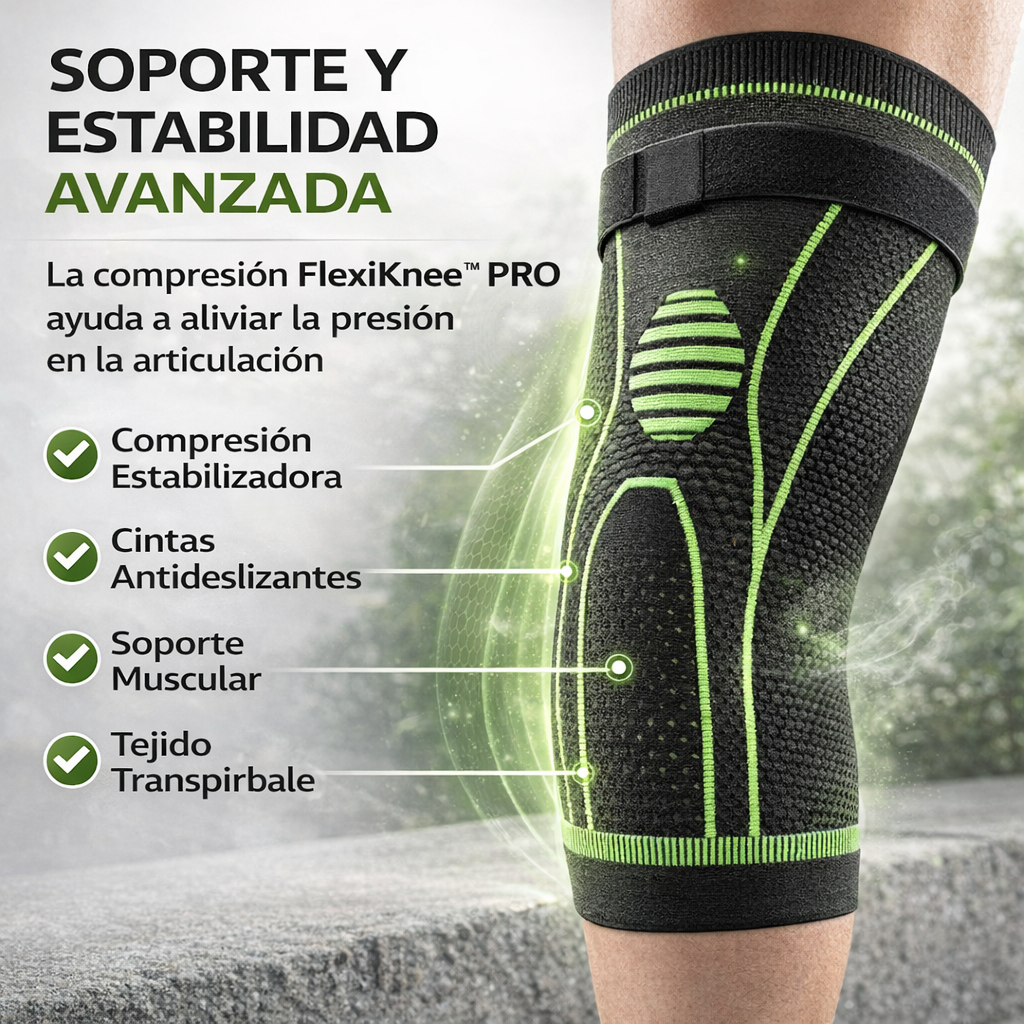 FlexiKnee™ PRO Compresión y Alivio Total