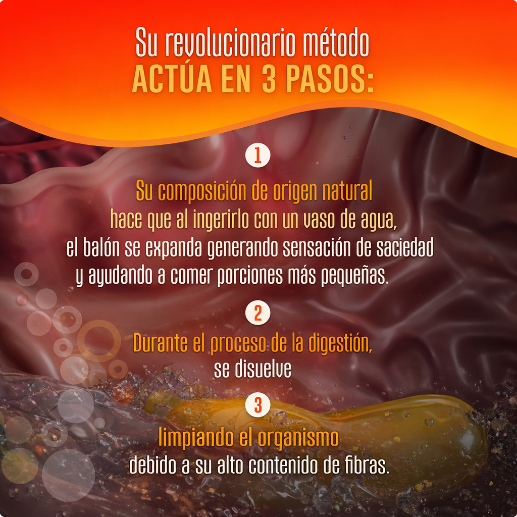 Balloon Slim™ 120 Cápsulas – Reduce el Hambre desde la Primera Semana