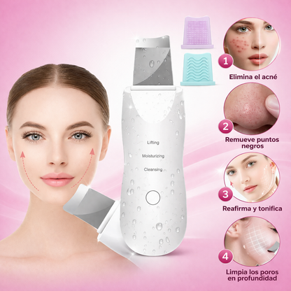 Espátula Ultrasónica Facial™ | Limpieza profunda