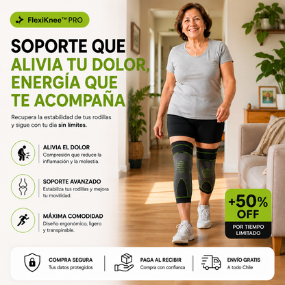 FlexiKnee™ PRO | Alivio y Soporte Total