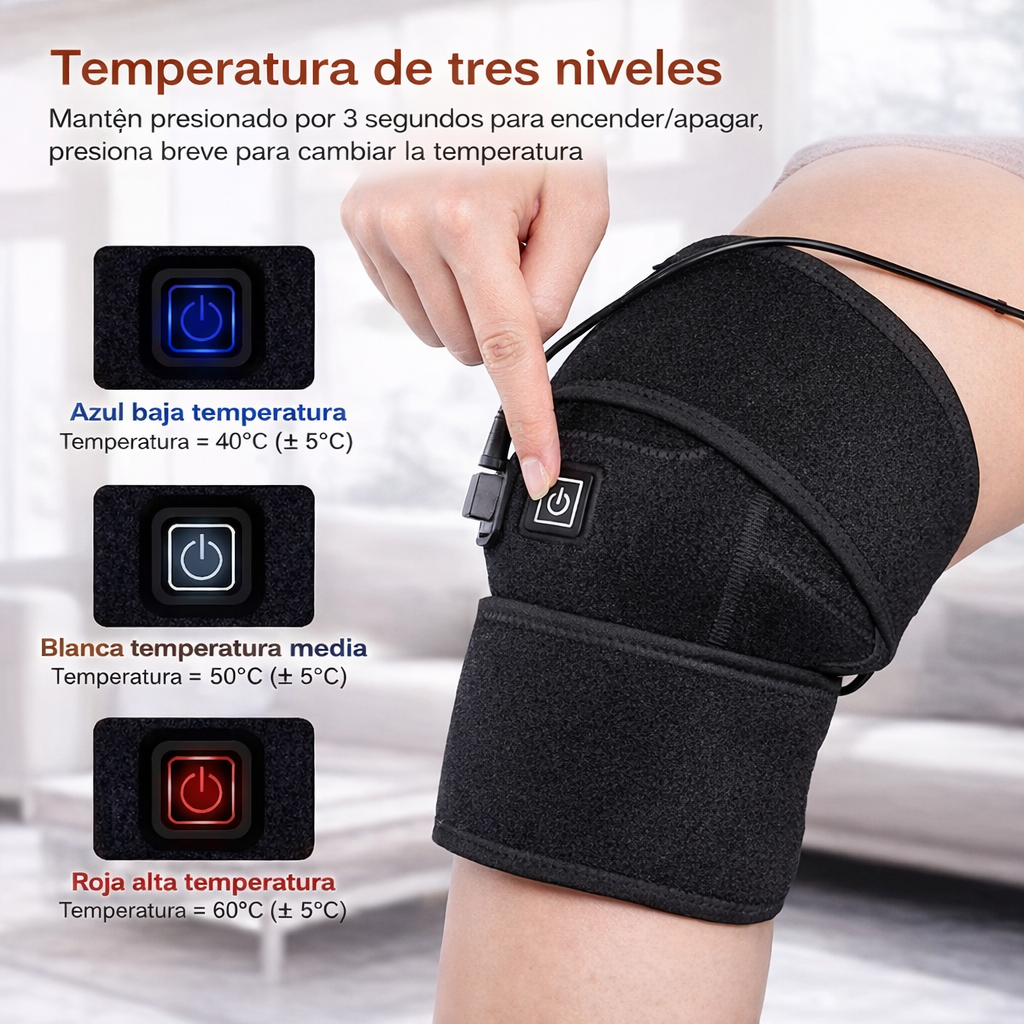 Rodillera Térmica PRO™ | Alivio inmediato del dolor