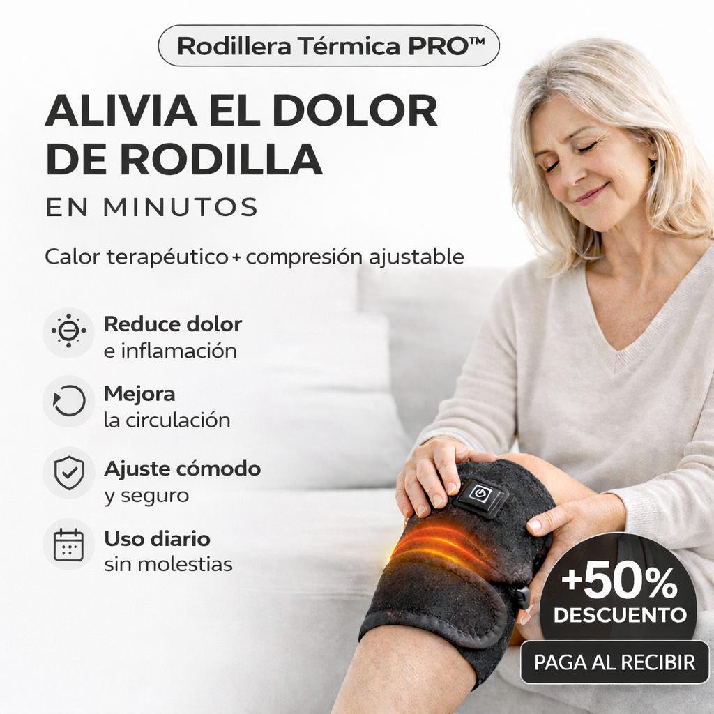Rodillera Térmica PRO™ | Alivio inmediato del dolor