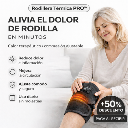 Rodillera Térmica PRO™ | Alivio inmediato del dolor