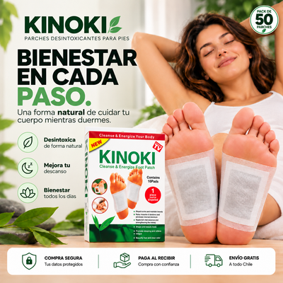 Kinoki™ | Parches Nocturnos para Despertar Renovado
