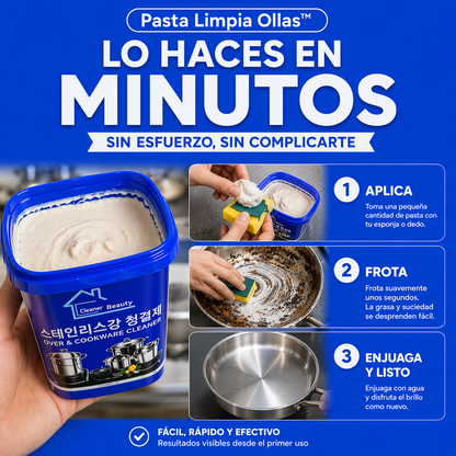 x3 Pasta Limpia Ollas™ | No gastes, recupéralas