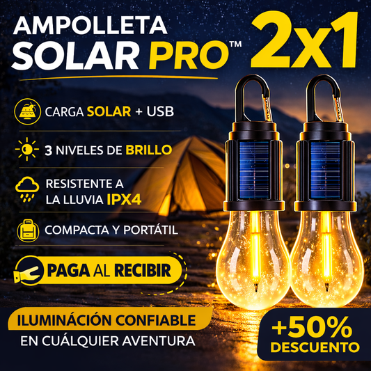 Ampolleta Solar PRO™ – Luz Portátil de Emergencia
